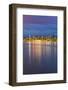 View of Vancouver Downtown from North Vancouver at dusk, Vancouver, British Columbia, Canada, North-Frank Fell-Framed Photographic Print