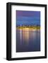 View of Vancouver Downtown from North Vancouver at dusk, Vancouver, British Columbia, Canada, North-Frank Fell-Framed Photographic Print