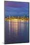 View of Vancouver Downtown from North Vancouver at dusk, Vancouver, British Columbia, Canada, North-Frank Fell-Mounted Photographic Print