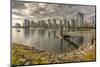 View of Vancouver skyline as viewed from Millbank, Vancouver, British Columbia, Canada, North Ameri-Frank Fell-Mounted Photographic Print