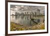 View of Vancouver skyline as viewed from Millbank, Vancouver, British Columbia, Canada, North Ameri-Frank Fell-Framed Photographic Print