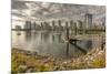 View of Vancouver skyline as viewed from Millbank, Vancouver, British Columbia, Canada, North Ameri-Frank Fell-Mounted Photographic Print