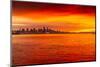 View of Vancouver Skyline from North Vancouver at sunset, British Columbia, Canada, North America-Frank Fell-Mounted Photographic Print