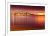 View of Vancouver Skyline from North Vancouver at sunset, British Columbia, Canada, North America-Frank Fell-Framed Photographic Print