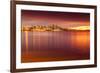 View of Vancouver Skyline from North Vancouver at sunset, British Columbia, Canada, North America-Frank Fell-Framed Photographic Print