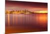 View of Vancouver Skyline from North Vancouver at sunset, British Columbia, Canada, North America-Frank Fell-Mounted Photographic Print