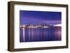 View of Vancouver Skyline from North Vancouver at sunset, British Columbia, Canada, North America-Frank Fell-Framed Photographic Print