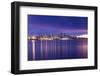 View of Vancouver Skyline from North Vancouver at sunset, British Columbia, Canada, North America-Frank Fell-Framed Photographic Print