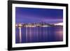 View of Vancouver Skyline from North Vancouver at sunset, British Columbia, Canada, North America-Frank Fell-Framed Photographic Print