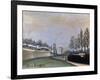 View of Vanves, 1909-Henri Rousseau-Framed Giclee Print