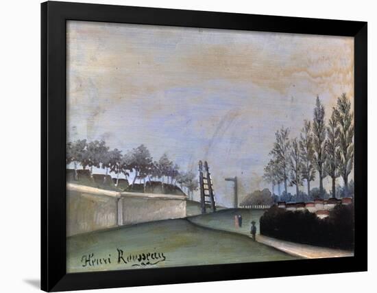 View of Vanves, 1909-Henri Rousseau-Framed Giclee Print