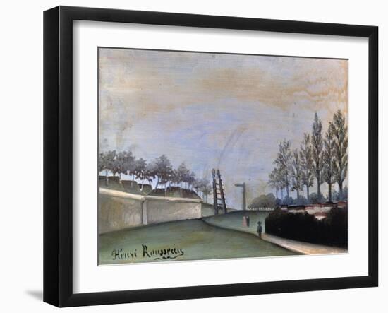 View of Vanves, 1909-Henri Rousseau-Framed Giclee Print