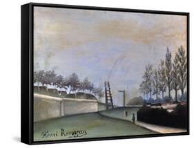 View of Vanves, 1909-Henri Rousseau-Framed Stretched Canvas