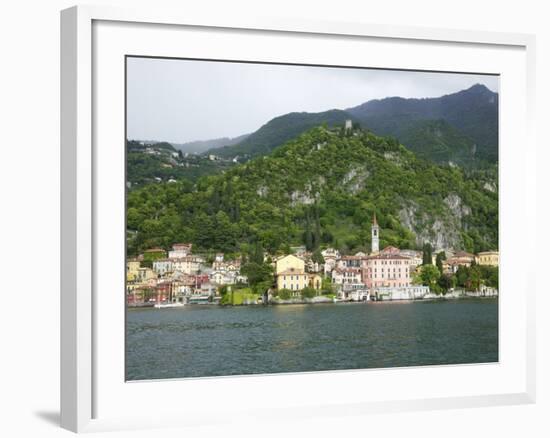 View of Varenna, Lake Como, Lombardy, Italian Lakes, Italy, Europe-Peter Barritt-Framed Photographic Print