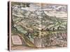 View of Velletri from Civitates Orbis Terrarum-null-Stretched Canvas