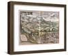 View of Velletri from Civitates Orbis Terrarum-null-Framed Giclee Print