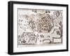 View of Venafro, from the Kingdom of Naples in Perspective-Giovan Battista Pacichelli-Framed Giclee Print