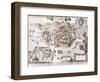 View of Venafro, from the Kingdom of Naples in Perspective-Giovan Battista Pacichelli-Framed Giclee Print