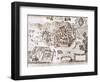 View of Venafro, from the Kingdom of Naples in Perspective-Giovan Battista Pacichelli-Framed Giclee Print