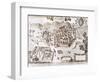 View of Venafro, from the Kingdom of Naples in Perspective-Giovan Battista Pacichelli-Framed Giclee Print