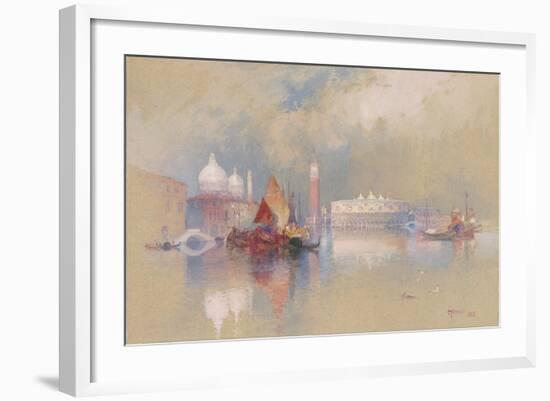 View of Venice, 1888-Thomas Moran-Framed Giclee Print