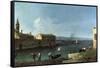 View of Venice, 18th Century-Canaletto-Framed Stretched Canvas