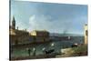 View of Venice, 18th Century-Canaletto-Stretched Canvas