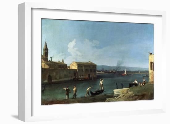 View of Venice, 18th Century-Canaletto-Framed Giclee Print