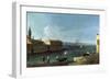 View of Venice, 18th Century-Canaletto-Framed Giclee Print