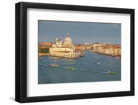 View of Venice from cruise ship at daybreak, Venice, Italy-Frank Fell-Framed Photographic Print