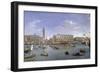 View of Venice from the Island of San Giorgio, 1697-Vanvitelli (Gaspar van Wittel)-Framed Giclee Print