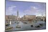 View of Venice from the Island of San Giorgio, 1697-Vanvitelli (Gaspar van Wittel)-Mounted Giclee Print