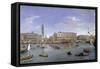 View of Venice from the Island of San Giorgio, 1697-Vanvitelli (Gaspar van Wittel)-Framed Stretched Canvas