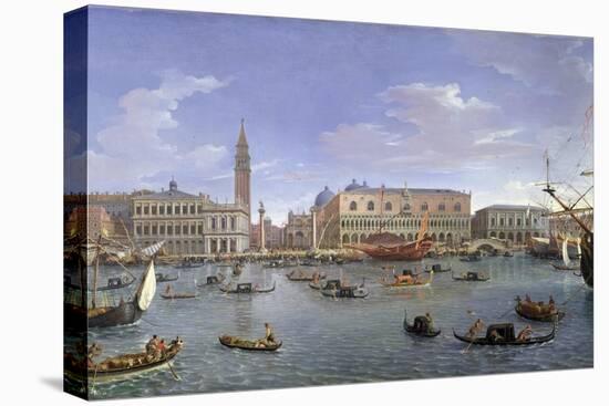 View of Venice from the Island of San Giorgio, 1697-Vanvitelli (Gaspar van Wittel)-Stretched Canvas