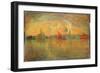 View of Venice from the Sea, 1896-Charles Cottet-Framed Giclee Print