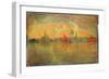 View of Venice from the Sea, 1896-Charles Cottet-Framed Giclee Print