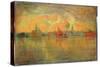 View of Venice from the Sea, 1896-Charles Cottet-Stretched Canvas