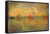 View of Venice from the Sea, 1896-Charles Cottet-Framed Stretched Canvas