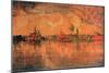 View of Venice from the Sea, C1896-Charles Cottet-Mounted Giclee Print