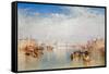 View of Venice: the Ducal Palace, Dogana and Part of San Giorgio, 1841-JMW Turner-Framed Stretched Canvas