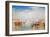 View of Venice: the Ducal Palace, Dogana and Part of San Giorgio, 1841-JMW Turner-Framed Giclee Print