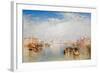 View of Venice: the Ducal Palace, Dogana and Part of San Giorgio, 1841-JMW Turner-Framed Giclee Print