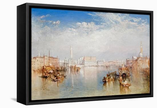 View of Venice: the Ducal Palace, Dogana and Part of San Giorgio, 1841-JMW Turner-Framed Stretched Canvas