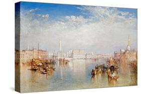View of Venice: the Ducal Palace, Dogana and Part of San Giorgio, 1841-JMW Turner-Stretched Canvas