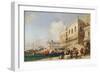 View of Venice. the Riva Degli Schiavoni and the Doge's Palace-Richard Parkes Bonington-Framed Giclee Print