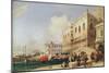 View of Venice. the Riva Degli Schiavoni and the Doge's Palace-Richard Parkes Bonington-Mounted Giclee Print