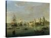 View of Venice with Giudecca and Customs House-Gaspar van Wittel-Stretched Canvas