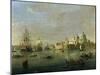 View of Venice with Giudecca and Customs House-Gaspar van Wittel-Mounted Giclee Print
