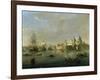 View of Venice with Giudecca and Customs House-Gaspar van Wittel-Framed Giclee Print