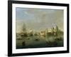 View of Venice with Giudecca and Customs House-Gaspar van Wittel-Framed Giclee Print